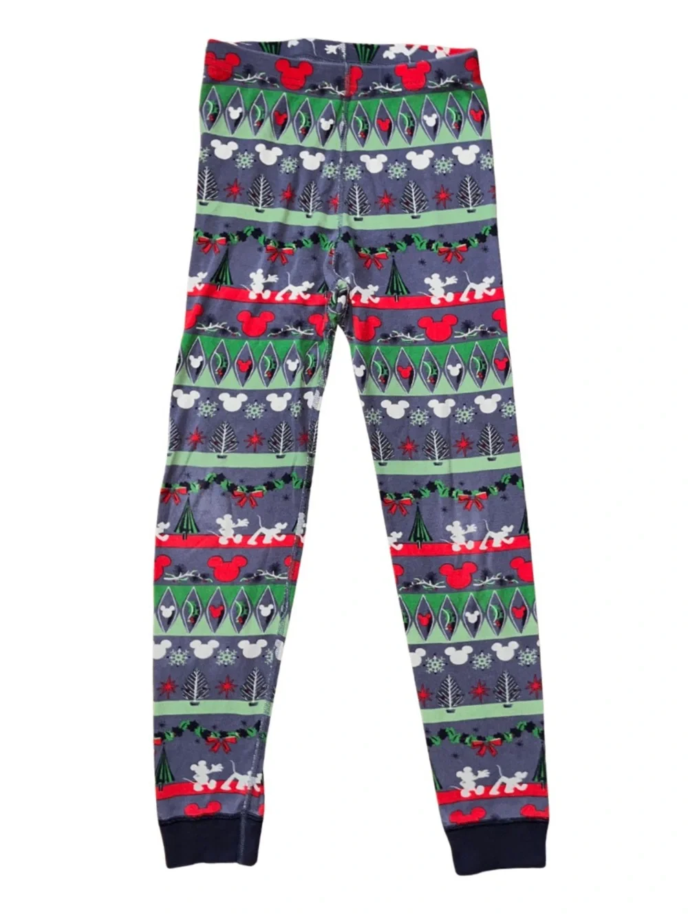 Hanna Andersson Disney Christmas Pajama Pants Kids 10 140 Mickey Holiday Organic